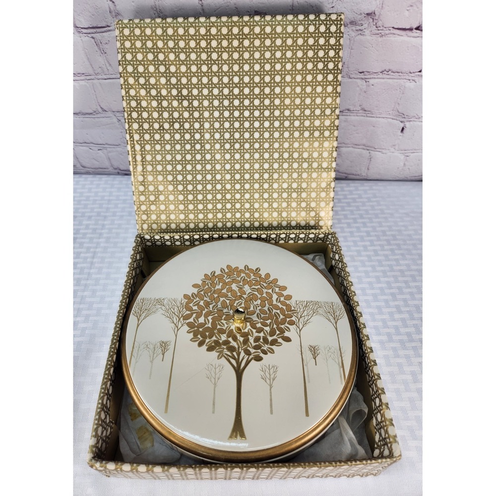 VTG MCM Otagiri Japan Golden Mist Laquerware  Trinket/Candy/Relish W/ Sections
